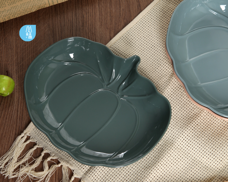 南(nan)瓜淺口果盤-2270